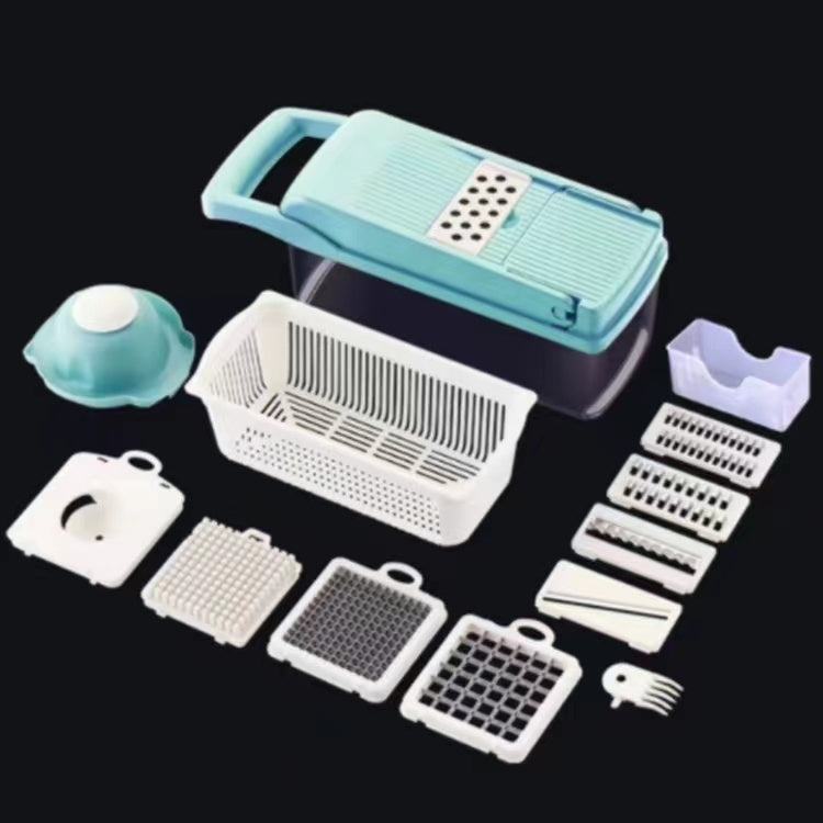 12-in-1 Manual Vegetable & Fruit Chopper – Easy Cooking - Meekshire