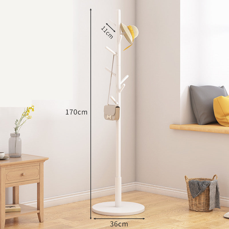 Solid Wood Floor Standing Coat Hanger - Meekshire