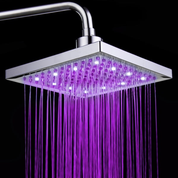 Luminous LED Color-Changing Shower Head - Meekshire