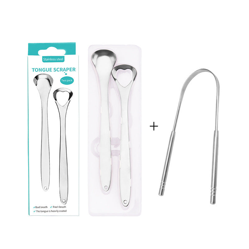 Stainless Steel Tongue Scraper - Meekshire