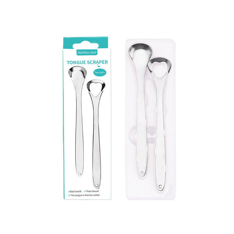 Stainless Steel Tongue Scraper - Meekshire