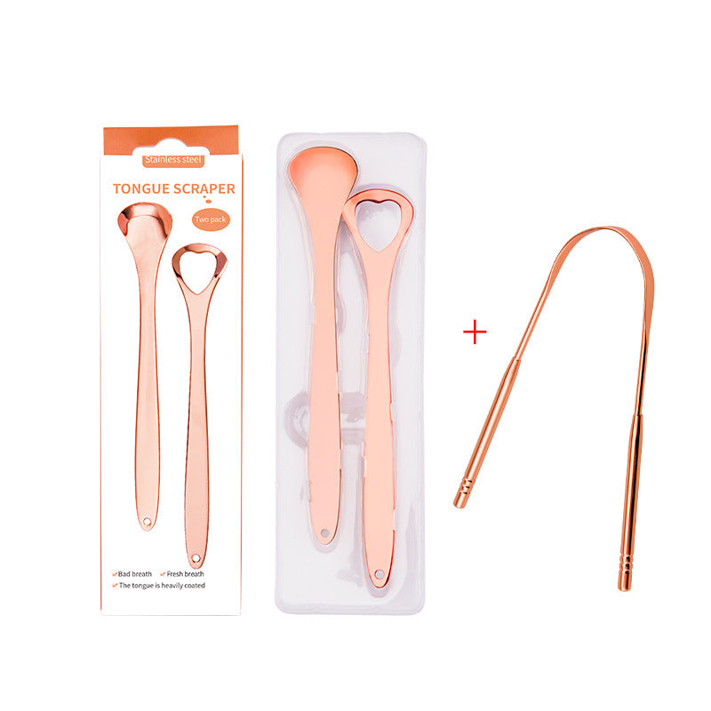 Stainless Steel Tongue Scraper - Meekshire