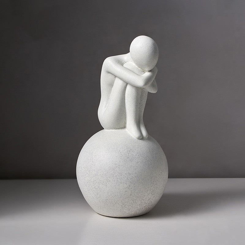 Nordic Abstract Figure Statue - Meekshire
