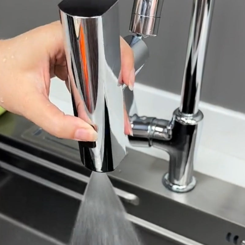 Kitchen Faucet Waterfall Outlet Splash Proof Universal Rotating Bubbler Multifunctional Water Nozzle Extension Kitchen Gadgets - Meekshire