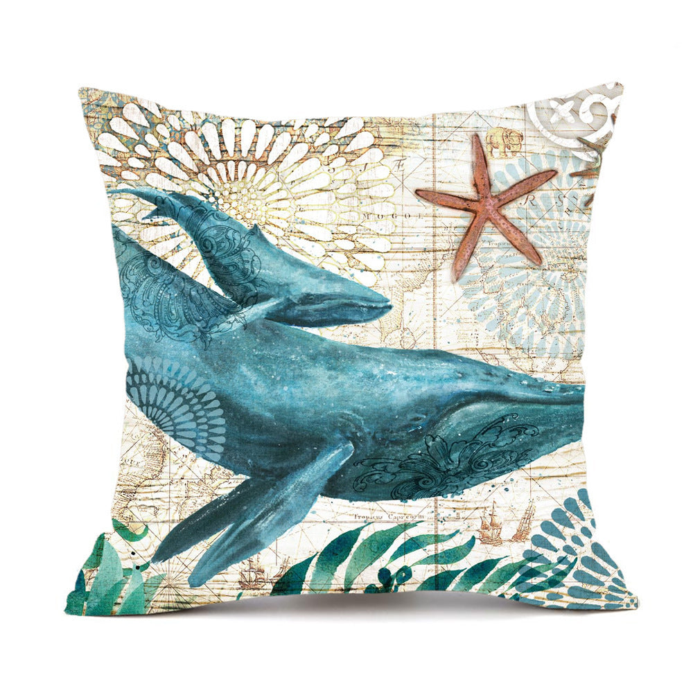 Sea Turtle Cushion Covers – Decorative Pillow Cases for Home Décor - Meekshire