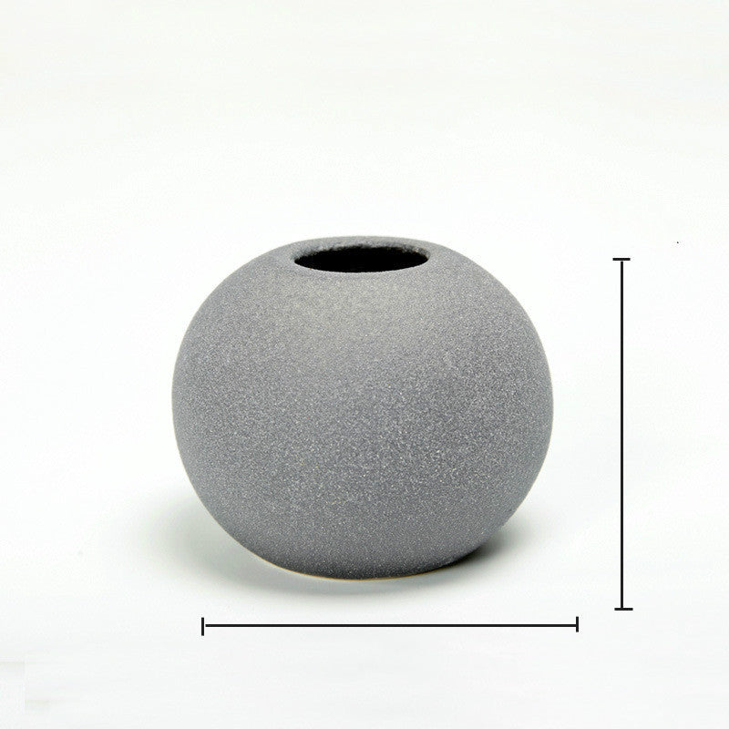Nordic Ceramic Vase Ornaments for Modern Spaces - Meekshire