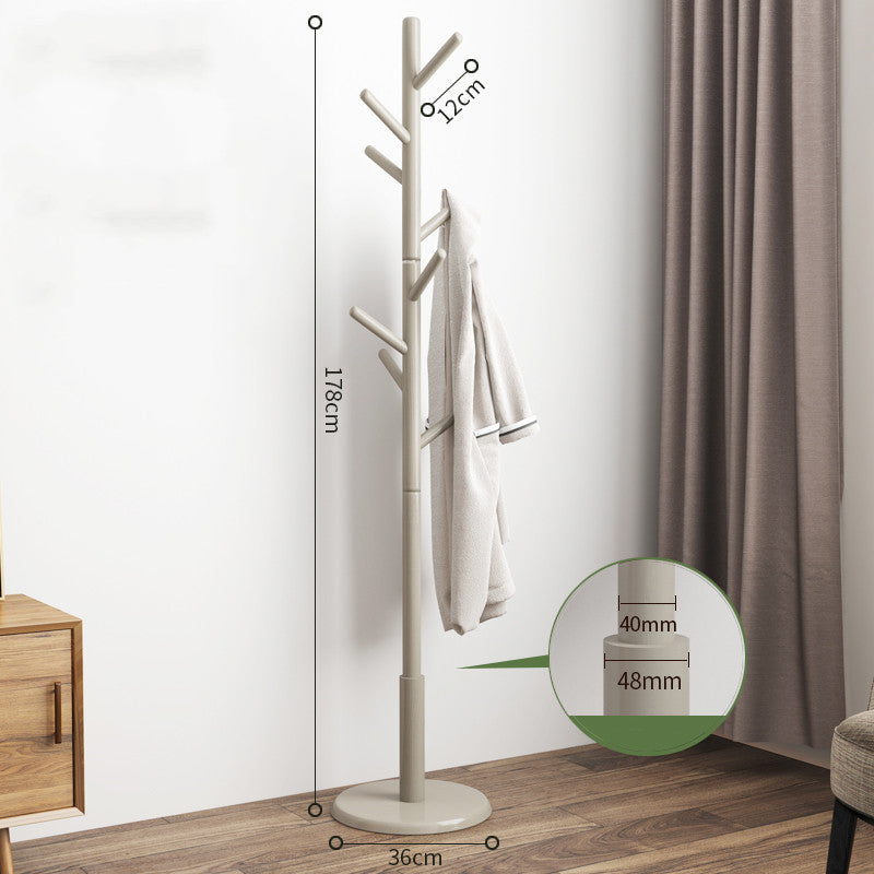 Solid Wood Floor Standing Coat Hanger - Meekshire