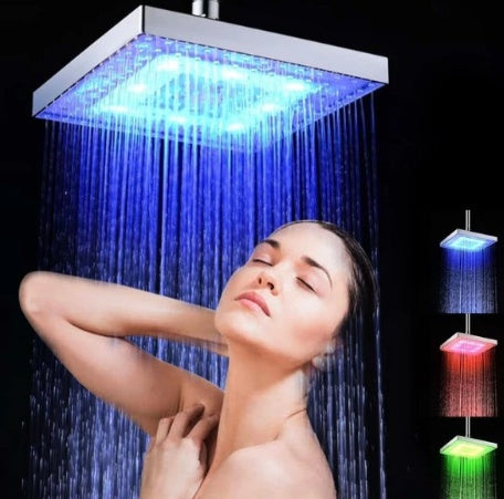 Luminous LED Color-Changing Shower Head - Meekshire