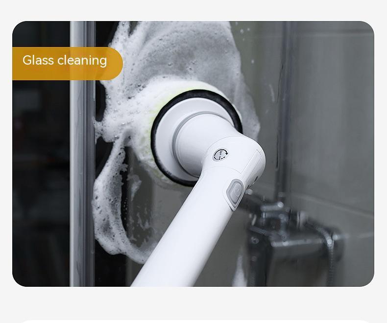 Electric Scrubber – Long Handle Cleaning Brush for Walls & Hard-to-Reach Areas - Meekshire