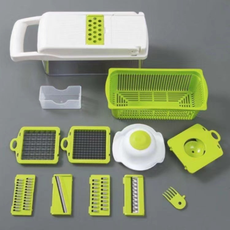 12-in-1 Manual Vegetable & Fruit Chopper – Easy Cooking - Meekshire