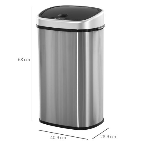 Sensor Bin, Stainless Steel, 58L - Meekshire