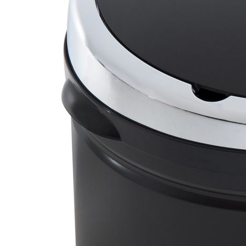 50 L Stainless Steel Sensor Trash Can W/ Bucket-Black
