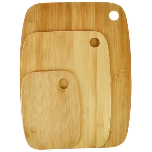 Bamboo 3pc Cutting Board chopping AS-46352 - Meekshire