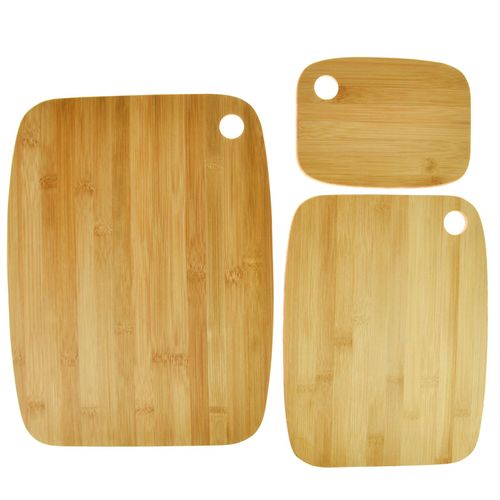 Bamboo 3pc Cutting Board chopping AS-46352 - Meekshire