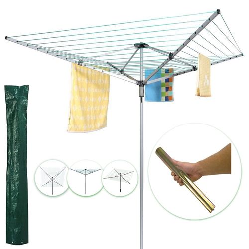 60M Rotary Airer Dryer Cover Metal Spike - Meekshire