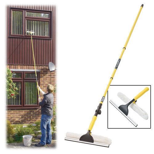 3.5M Telescopic WINDOW Cleaner - Black - Meekshire