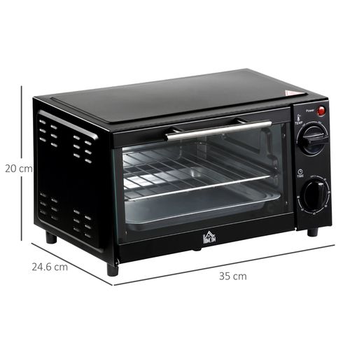 Mini Oven, 9L Countertop Electric Grill, Toaster Oven 750W - Meekshire