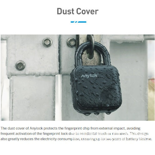 Smart Lock Waterproof L3 Fingerprint Padlock - Meekshire
