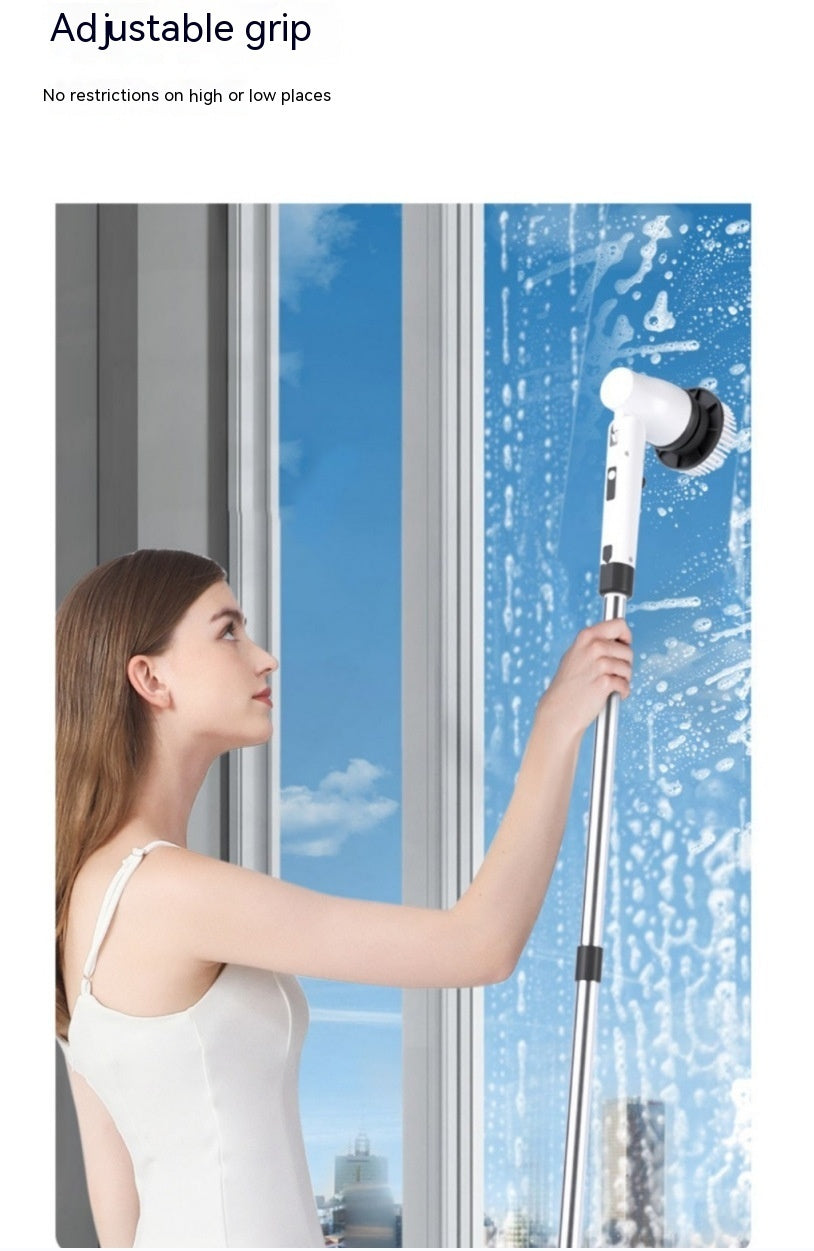 7-in-1 Electric Wireless Cleaning Brush with Long Retractable Handle - Meekshire